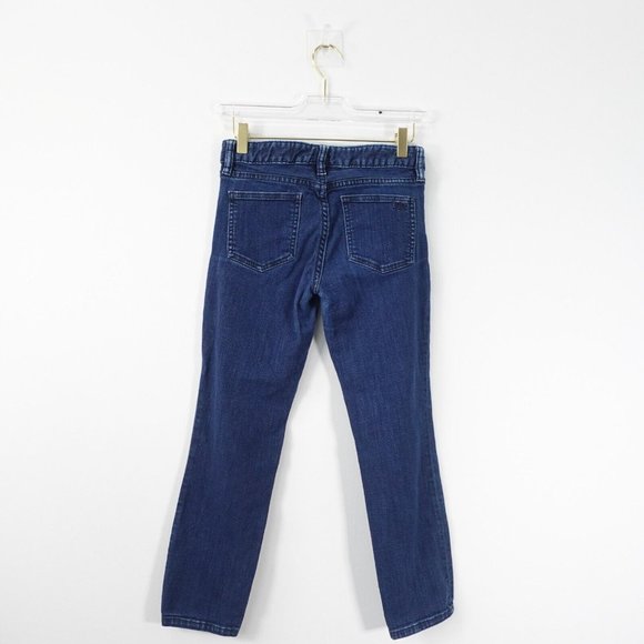 TORY BURCH Jeans Women 26 Blue‎ Denim Cropped Skinny Low Rise Medium Wash 26x24 - Picture 8 of 10